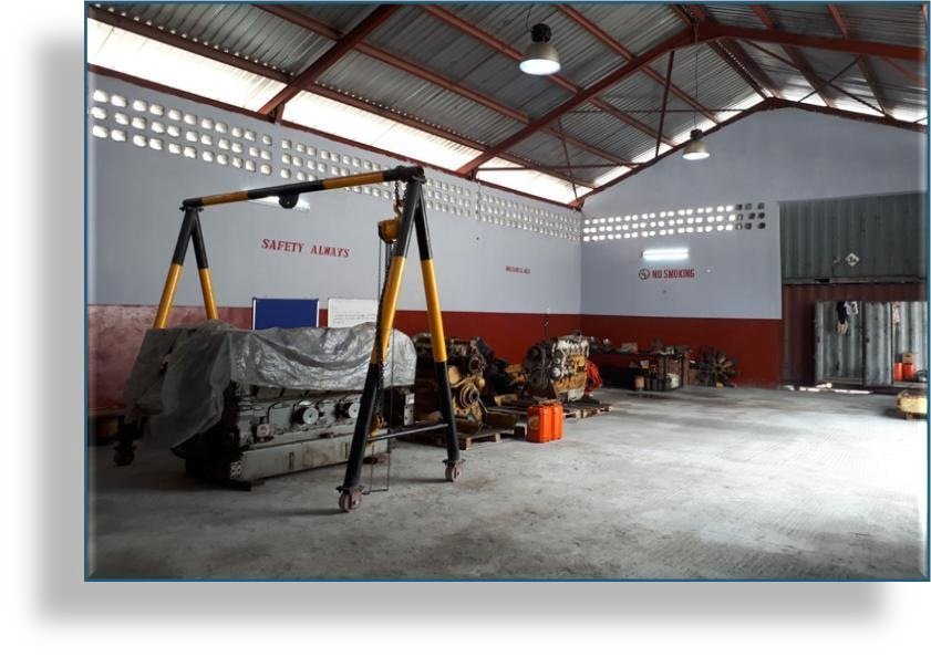 Covered workshop