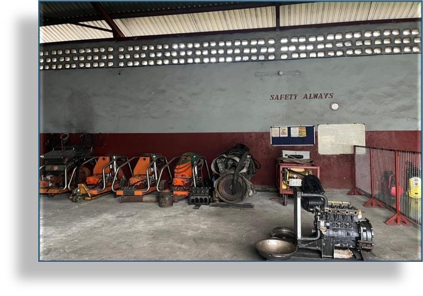 Workshop interior