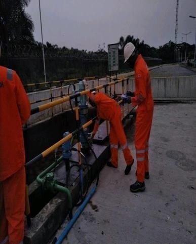 Seplat — saver pit and skimmer pump installation